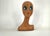 Painted plastic Twiggy hat head, representing the famous iconic English model of the 1960s, Lesley Hornby, aka Dame Lesley...