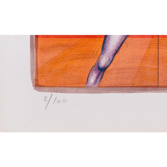 Franz Priking, La Femme Oiseau (Nude), Lithograph For Sale - Image 5 of 7