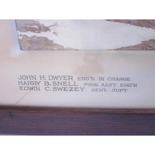 Late 19th Century Industrial Brighton Beach NY Railroad Bridge Photograph For Sale - Image 5 of 8