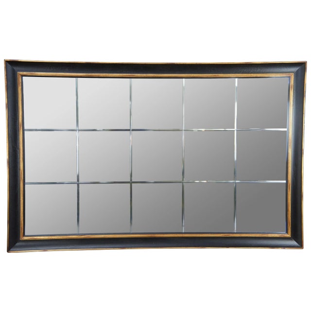 Transitional Vintage Chelsea House Black & Gold Lawing Industrial Full Length Wall Mirror For Sale - Image 3 of 10