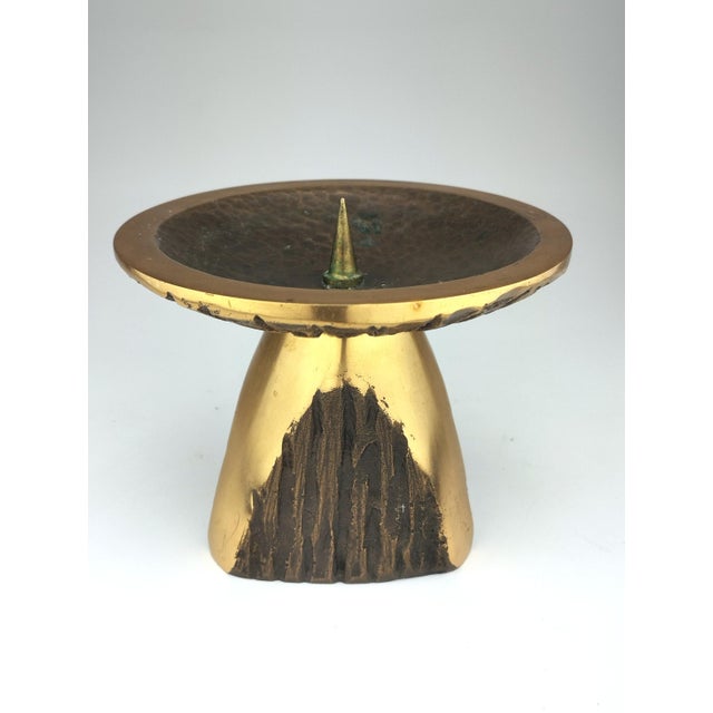 Brutalist Bronze Candleholder by Horst Dalbeck, 1960s For Sale - Image 9 of 9