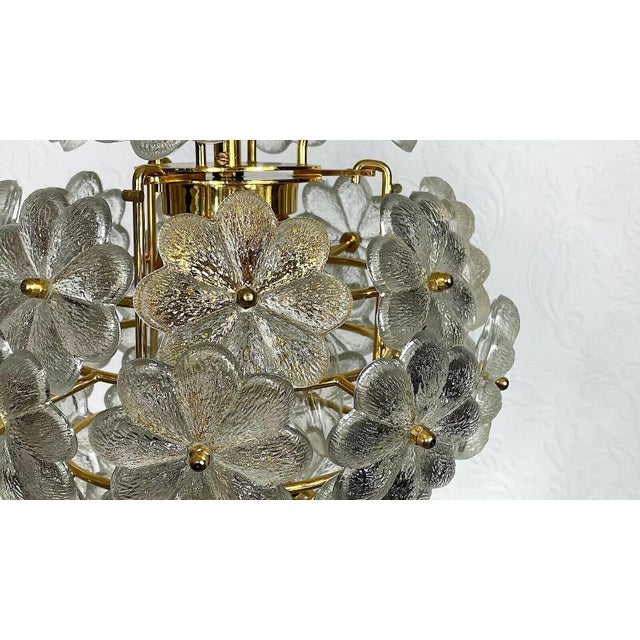 1960s Flowers Hanging Lamp in Murano Glass by Christoph Palme, 1960s For Sale - Image 5 of 12