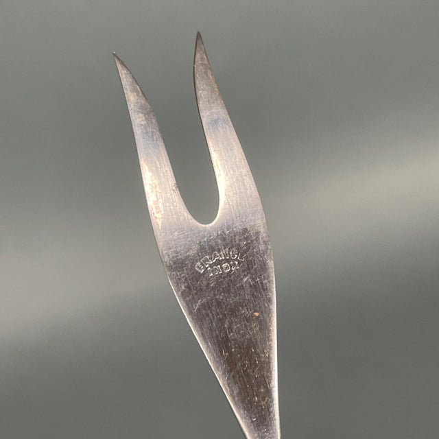 Mid-Century Modern Vintage Mid-Century Modern Teak Wood Fondue Forks Inox France Perk Switzerland - Mixed Lot of 13 For Sale - Image 3 of 13