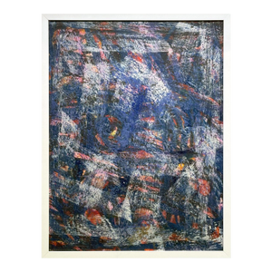 Mid 20th Century Daniel Buckler Original Abstract Painting 19 X 25
