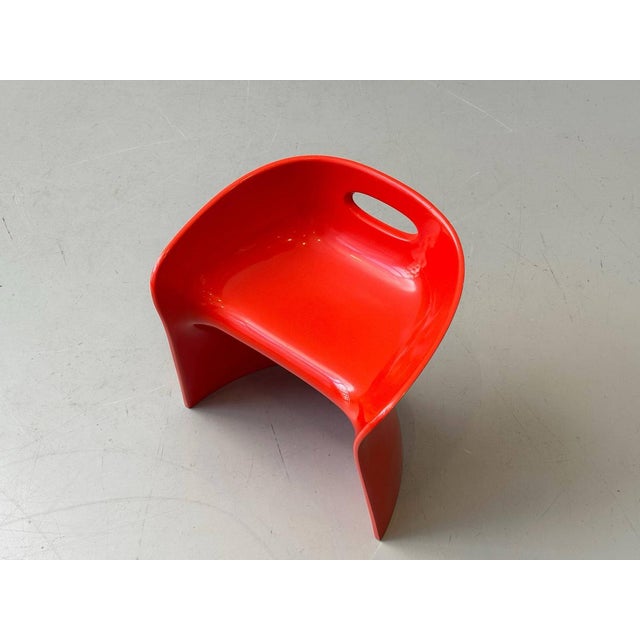 Red Top-Sit Chair by Winfried Staeb for Reuters Form+Life Collection, 1960s For Sale - Image 8 of 18