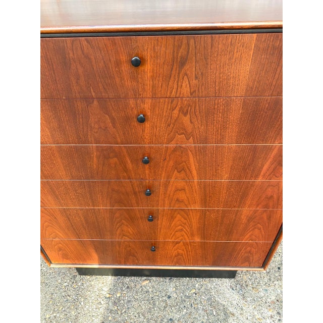 Mid-Century Modern Jack Cartwright for Founders Tall Dresser For Sale - Image 3 of 10