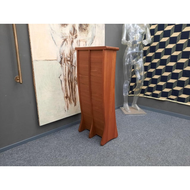 Brown Teak Freestanding Shelf from Beni Møbler, Denmark, 1970s For Sale - Image 8 of 11