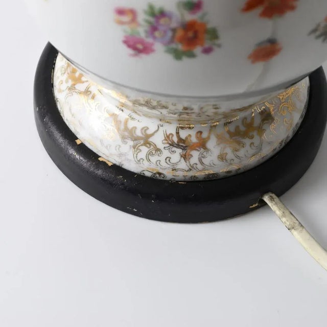 Porcelain Table Lamp from Ackerman & Fritze, 1890s For Sale - Image 10 of 11