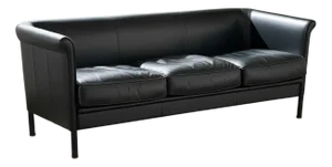 Vintage Italian Leather Sofa by Antonio Citterio for Moroso, 1980s