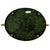 Metal Vintage Italian Tole Hand Painted Faux Malachite Green Oval Jardiniere For Sale - Image 7 of 8