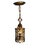 Gold 1920s Tall Spanish Revival Hallway Light With Original Paint Finish #2604 For Sale - Image 8 of 13