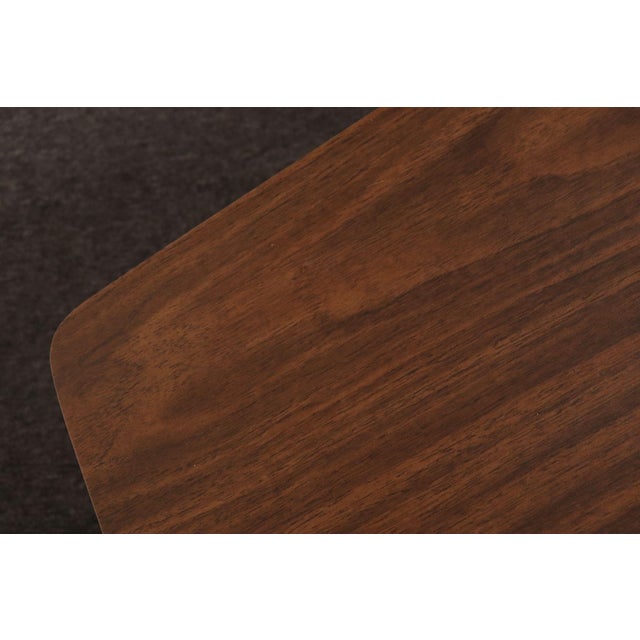 Mid-Century Modern Surfboard-Form Laminate and Walnut Coffee Table With Drawer by Lane For Sale - Image 15 of 18