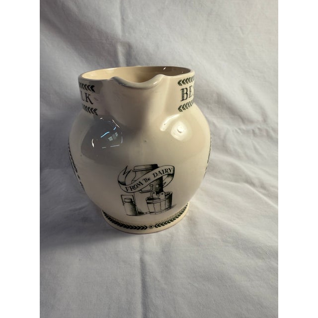 Ceramic Vintage, Emma Bridgewater "Dairy Range" English Ceramic Milk Jug For Sale - Image 7 of 9