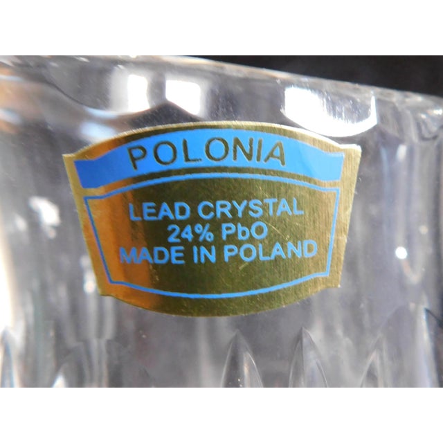 Traditional 1970s Polonia Cut Crystal Pitcher For Sale - Image 3 of 4