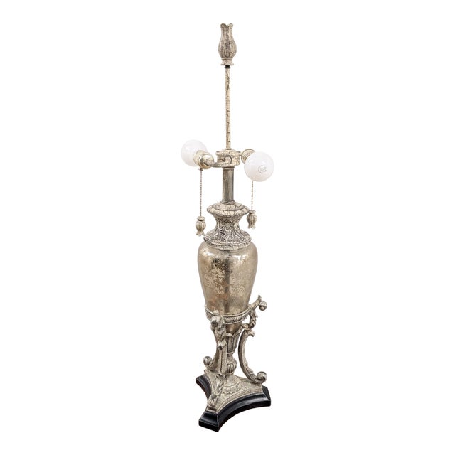 Vintage Urn Shaped Table Lamp For Sale