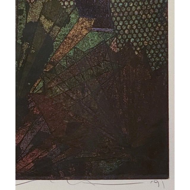 Wood Original Yuji Hiratsuka Print For Sale - Image 7 of 12