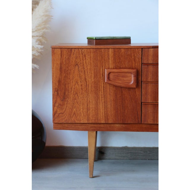 Mid-Century Modern Scandinavian Teak Sideboard, 1960s For Sale - Image 3 of 18
