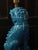 Vintage Turquoise Ceramic Foo Dog Table Lamp, 1960s For Sale - Image 6 of 9