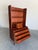 Mid-Century Modern Mid Century Danish Teak Secretary Desk Bookcase For Sale - Image 3 of 11