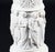 White 20th Century Composition Marble Bust of Apollo on Pedestal, Set of 2 For Sale - Image 8 of 15