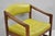DUX Vintage Ray Zimmerman for Dux Sculpted Walnut Green Vinyl Club Lounge Arm Chair For Sale - Image 4 of 18