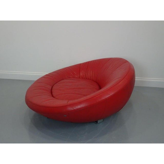 DS-152 Lounge Sofa in Classic Red Leather from de Sede For Sale - Image 6 of 7