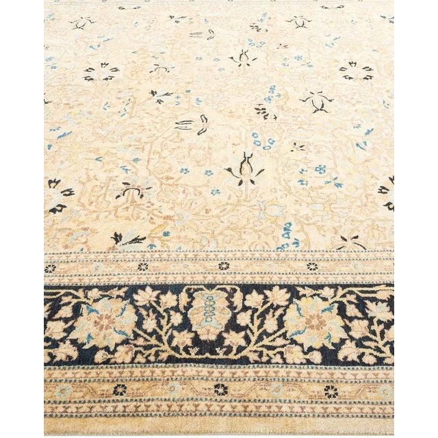 Solo Rugs Mogul, One-of-a-Kind Hand-Knotted Area Rug - Ivory, 6' 3" x 9' 1" For Sale - Image 4 of 8