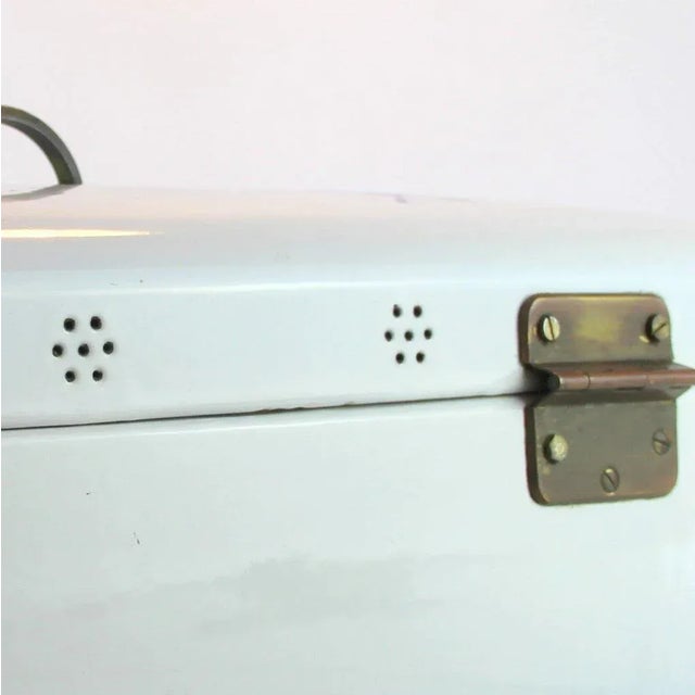 Industrial Enameled Iron Baking Box, 1920s For Sale - Image 3 of 10