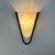 Postmodern Frosted Glass and Hammered Iron Wall Sconces For Sale - Image 13 of 13