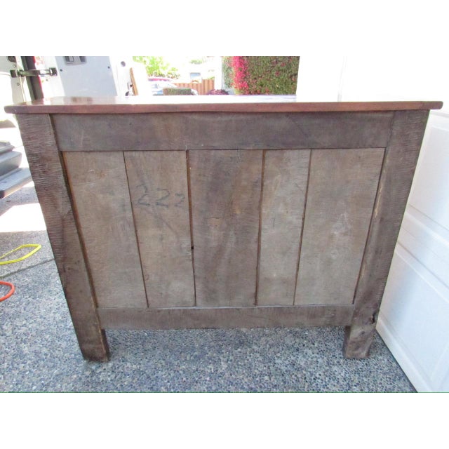 Antique French Walnut Buffet or Console Cabinet For Sale - Image 18 of 18