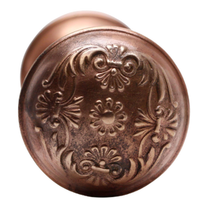 Pair of Brass Vinca Reading Passage Door Knobs