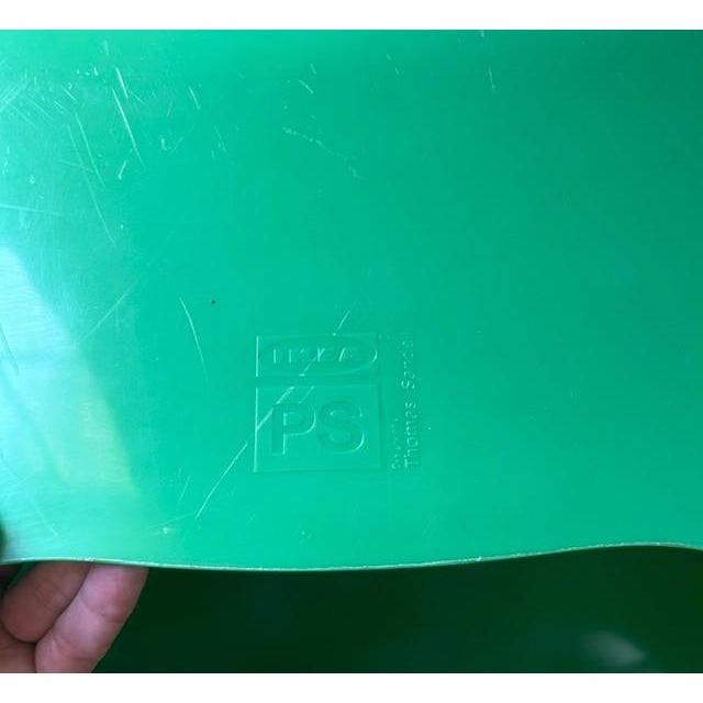 Vintage Ikea Green Ps Vago Plastic Lounge Chair For Sale - Image 10 of 14