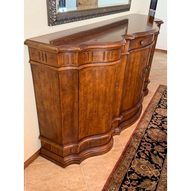 Tuscan Century Furniture "Florence" Serpentine Credenza For Sale - Image 3 of 17