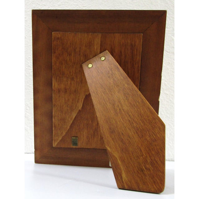 Mangani Italy Magenta and White Porcelain Frame For Sale - Image 9 of 11