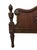 Wood Antique Neoclassical Mahogany Twin Bed Frame With Hand-Painted Classical Medallions & Gilt Decoration For Sale - Image 7 of 10
