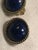 Navy Blue 1970s Donald Stannard Lapis Lazulli Clip on Earrings, Pair For Sale - Image 8 of 9