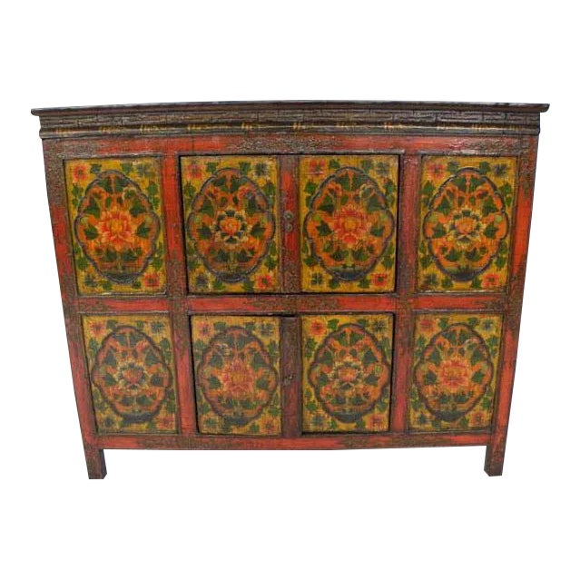 Late 19th Century Tibetan Chest For Sale
