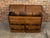 Wood English Walnut 19th Century Flip Top Sideboard with Drawers and Brass Hardware For Sale - Image 7 of 12