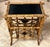 Wood French Aesthetic Movement Japonisme Burnt Bamboo & Black Lacquer Side Table For Sale - Image 7 of 11