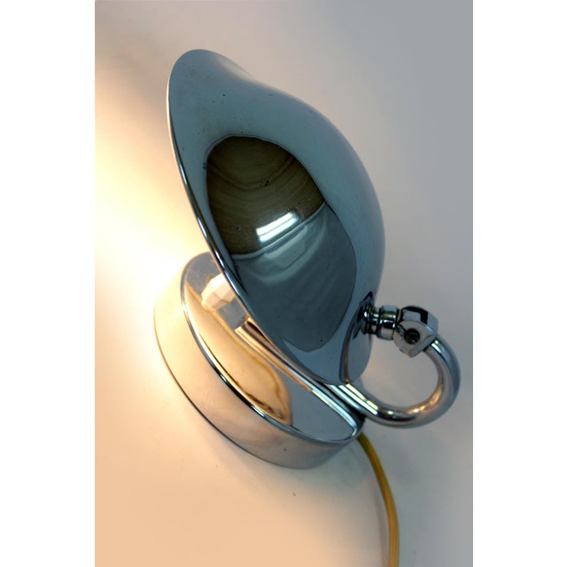Bauhaus Style Chrome Bedside Table Lamps from Napako, Former Czechoslovakia, 1930s, Set of 2 For Sale - Image 18 of 18