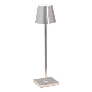 Zafferano Poldina Micro Lamp, glossy Chrome For Sale