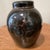 Vintage Chinoiserie Stoneware Black Glazed Vessel / Ginger Jar With Lid For Sale - Image 12 of 12