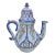 Mid 20th Century Andalusian-Patterned Ceramic-Art Decorative Teapot For Sale