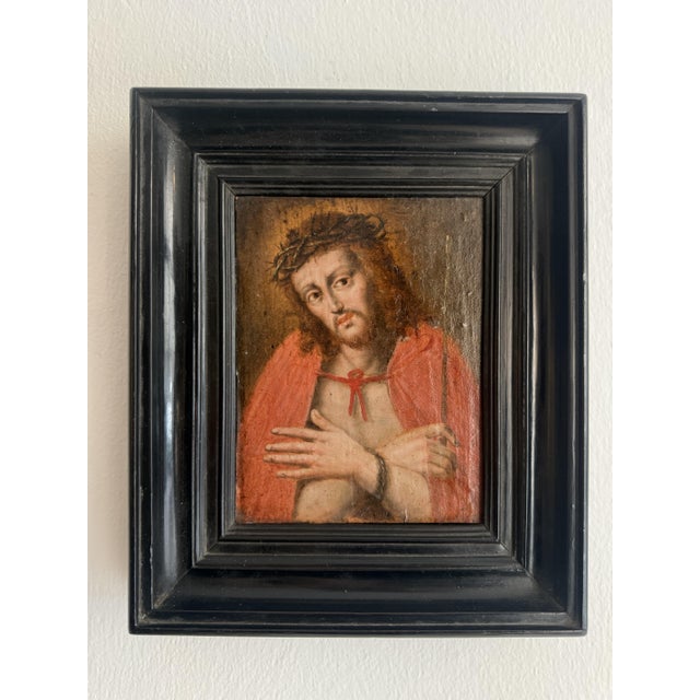 Italian Artist, Ecce Homo, Early 18th Century, Oil on Panel, Framed For Sale - Image 11 of 14