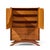 Brown Vladimir Kagan Style Mid Century Walnut Gentlemans Chest Highboy Dresser For Sale - Image 8 of 9