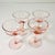 Mid 20th Century Mid 20th Century Art Deco Hollywood Regency Boho Chic Pink Crystal Champagne Coupes - Set of 4 For Sale - Image 5 of 9