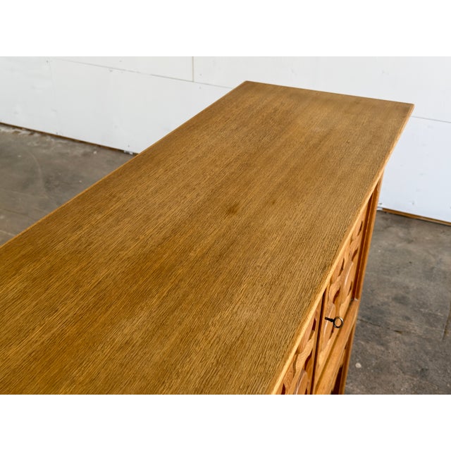 Oak Brutalist Sideboard by Henning Kjærnulf for Nyrup Møbelfabrik, 1960s For Sale - Image 15 of 18