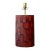 Vintage Woven Leather Lamp For Sale