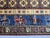 Pictorial Sultani Wool Rug With Horse Border, Blue and Cream, 4'11" X 6'7" For Sale - Image 9 of 15