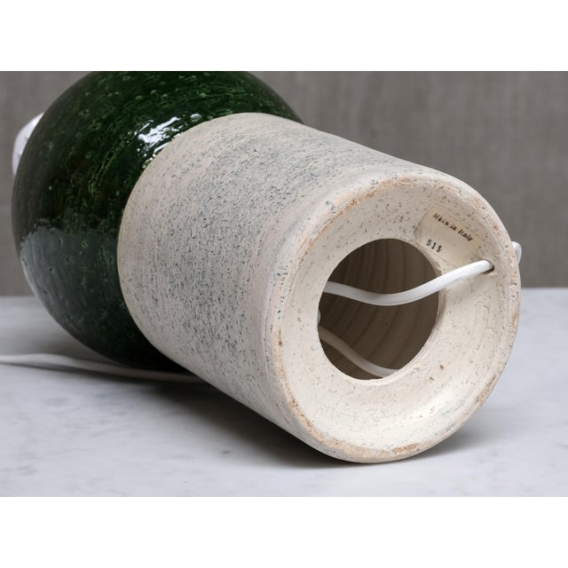 Ceramic Table Lamps with Green Glazed Spheres by Bitossi for Bergboms, 1960s, Set of 2 For Sale - Image 13 of 14